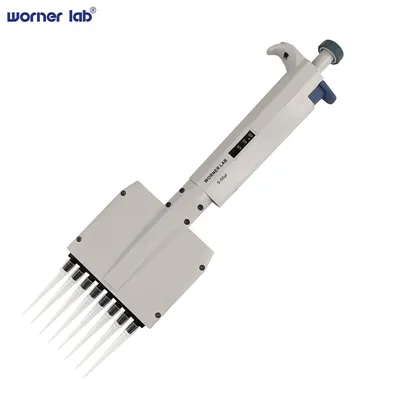 Kahdeksankanavaisen pipetin oikea käyttö